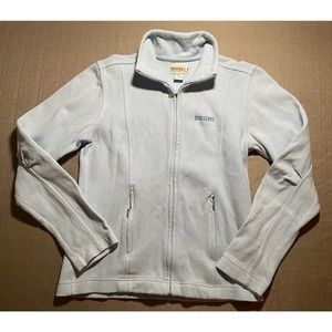 RARE Horseshoe Casino & Hotel VINTAGE Women XL Full Zip Jacket Light Blue Soft